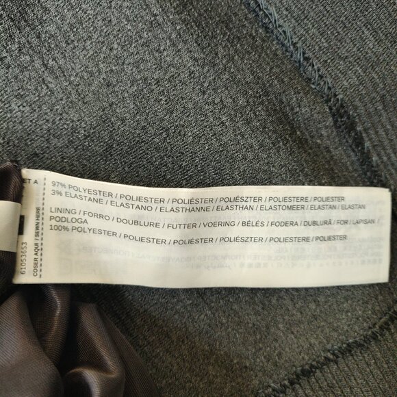 Mango Suit Sleeveless Tube Bodycon Ribbed Midi Dress Size Extra-Small - Picture 11 of 13